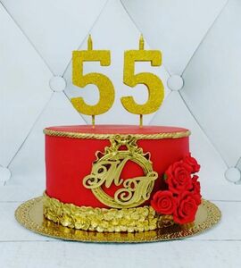 Торт на 55 лет женщине №476382