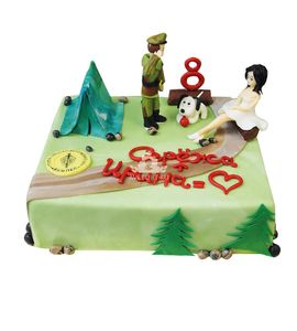 Торт 8 лет брака