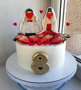 Торт на Жестяную свадьбу №191436