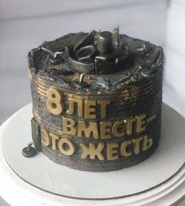 Торт на Жестяную свадьбу №191443