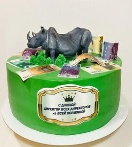 Торт носорог №160007