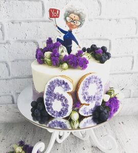 Торт на 69 лет женщине №110509