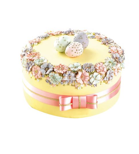 Торт Пасхальный цветочный