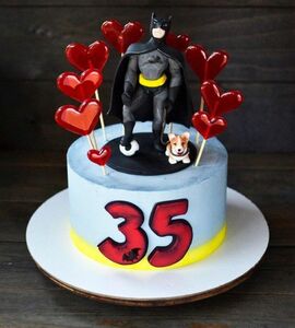 Торт на 35 лет Бэтмен №475326