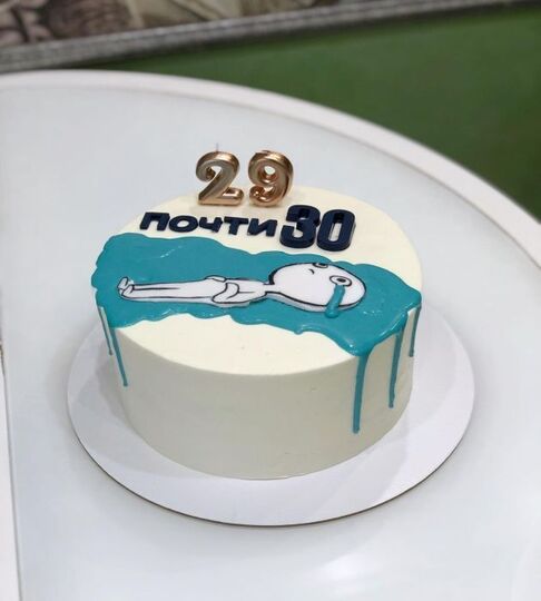 Торт на 29 лет мужчине №114225