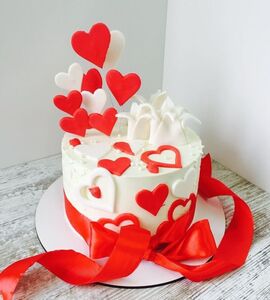 Торт на 2 года свадьбы №190818