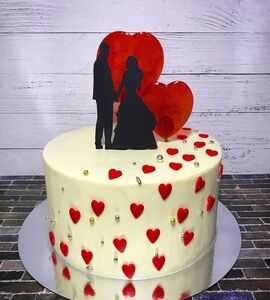 Торт на 2 года свадьбы №190825