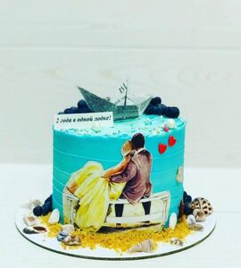 Торт на Бумажную свадьбу №190839