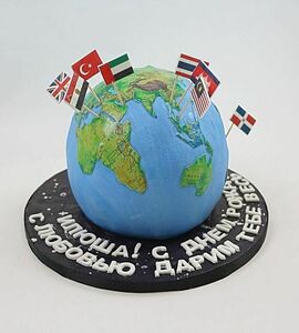 Торт земной шар №468414