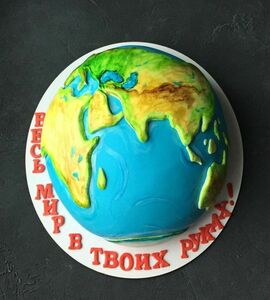 Торт земной шар №468416