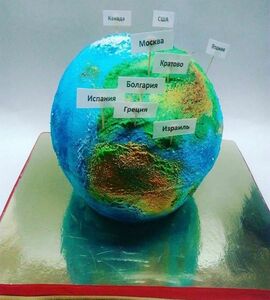 Торт земной шар №468432