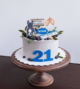 Торт на 21 год парню №113525