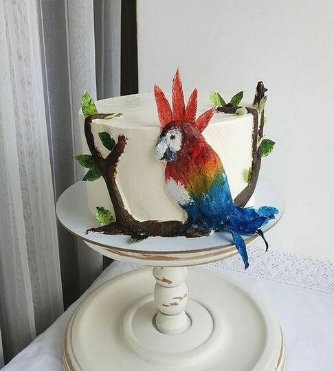 Торт с попугаями №492107