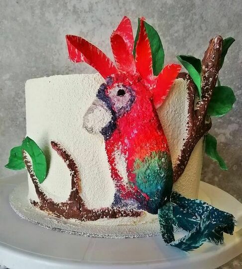 Торт с попугаями №492112
