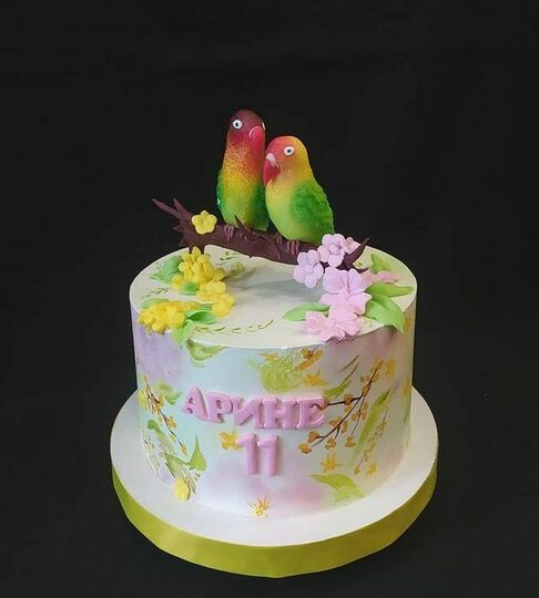 Торт с попугаями №492115