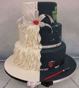 Свадебный торт Звездные войны №168352