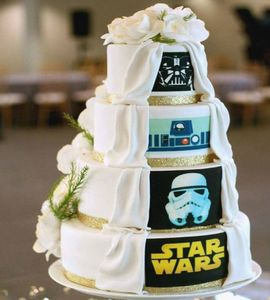 Свадебный торт Звездные войны №168357