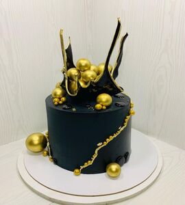 Торт желто-черный №151313