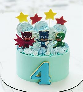 Торт Герои в масках без мастики №733314