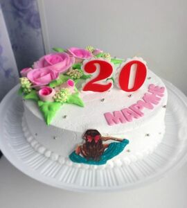 Торт на 20 лет девушке №474558