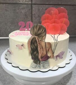 Торт на 20 лет девушке №474560