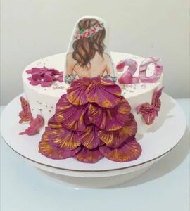 Торт на 20 лет девушке №474565