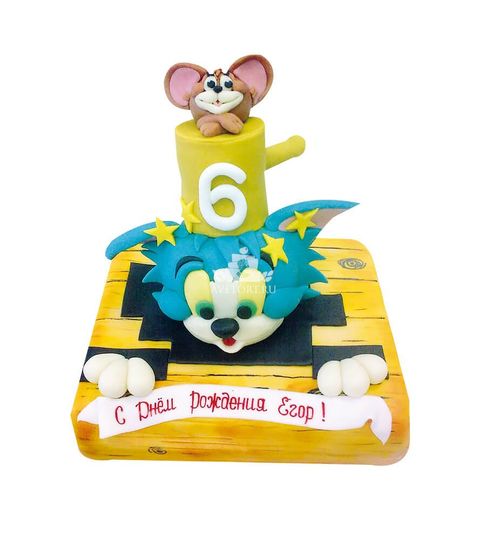Торт На день рождения 6 лет №3758