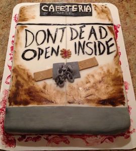 Торт Dont open dead inside