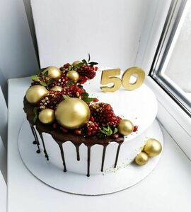 Торт на 50 лет женщине №476107
