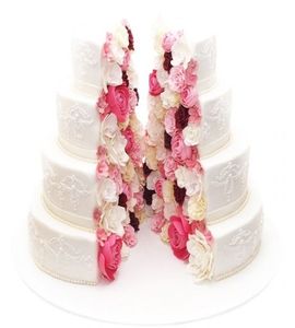 Торт с цветами в разрезе №158061