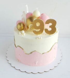 Торт на 93 года женщине №112413