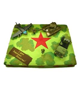 Торт Военная техника камуфляж
