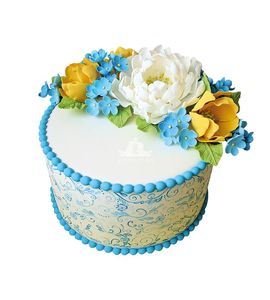 Свадебный торт Гжелин