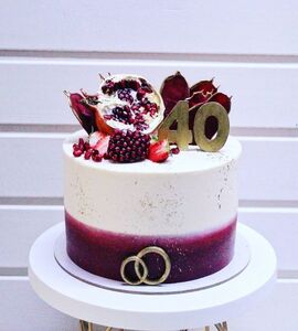 Торт на 40 лет свадьбы №194628