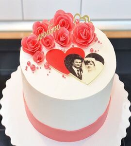 Торт на 40 лет свадьбы №194629