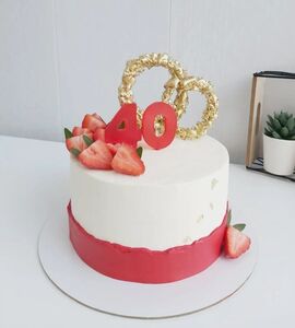 Торт на 40 лет свадьбы №194630