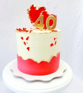 Торт на 40 лет свадьбы №194631