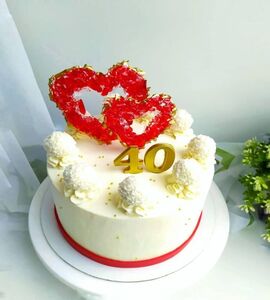 Торт на 40 лет свадьбы №194634