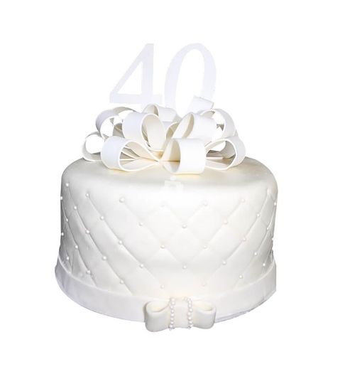 Торт 40 лет счастья