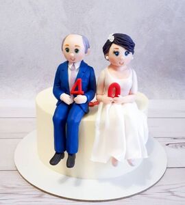 Торт на Рубиновую свадьбу №194639