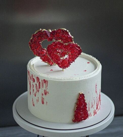 Торт на Рубиновую свадьбу №194643