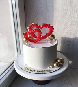 Торт на Рубиновую свадьбу №194653