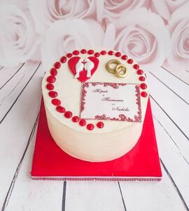 Торт на Рубиновую свадьбу №194654