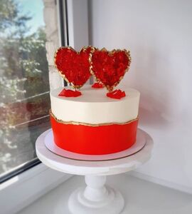 Торт на Рубиновую свадьбу №194663