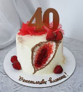 Торт на Рубиновую свадьбу №194666