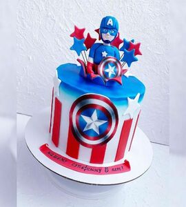 Торт Капитан Америка №470901