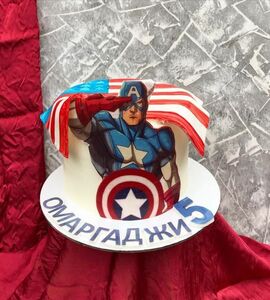 Торт Капитан Америка №470949