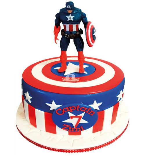 Торт Щит капитана Америки