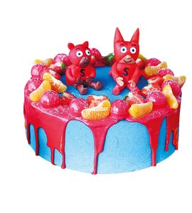 Торт Мишки с ягодами №3944