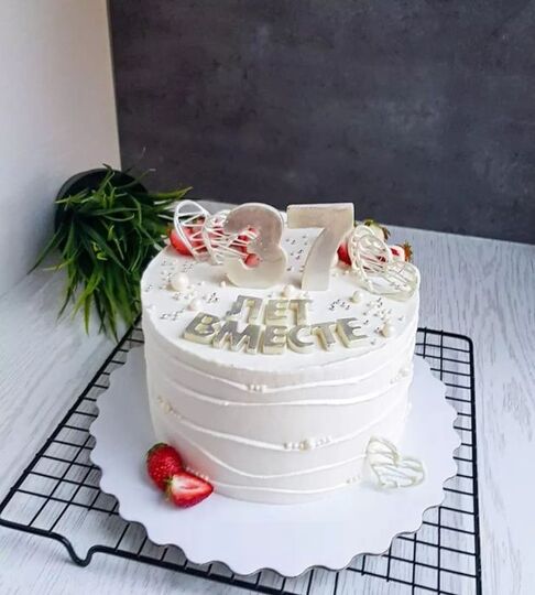 Торт на 37 лет свадьбы №194303